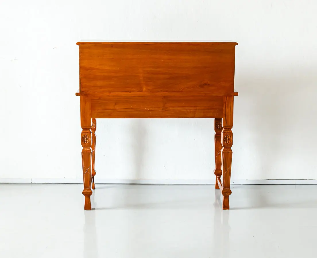 Antique Desks - British Colonial Teakwood Cylinder Desk - The Past Perfect Collection - Singapore