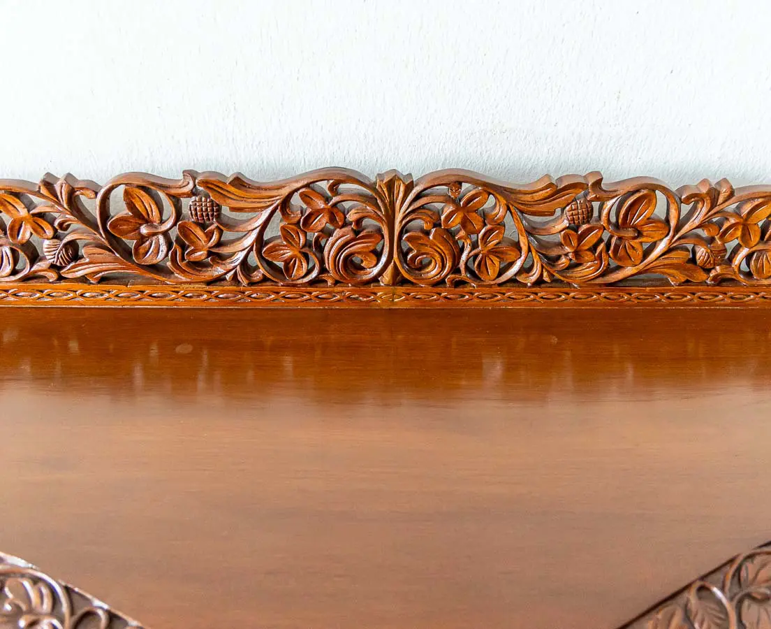 Antique Sideboard carved with Serpentine Front - The Past Perfect Collection - Singapore