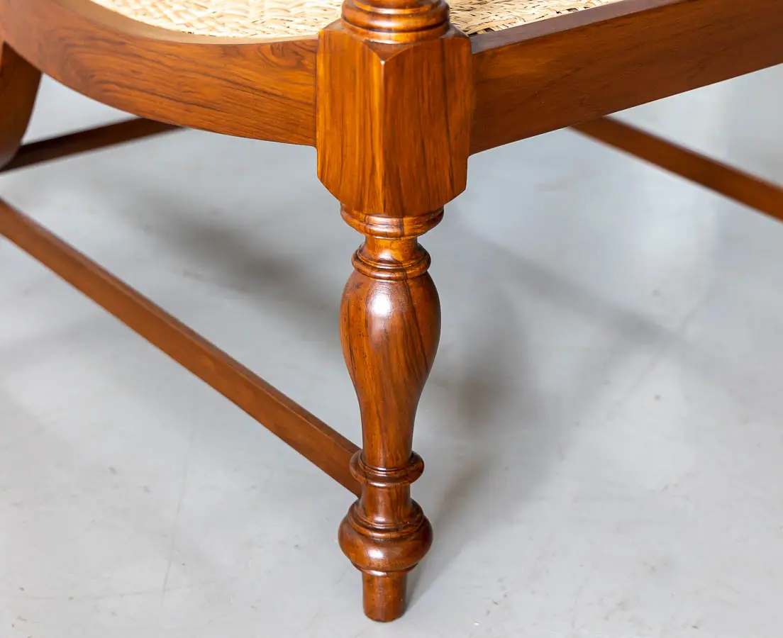 Antique Chairs - British Colonial Teakwood Planter's Chair - The Past Perfect Collection - Singapore