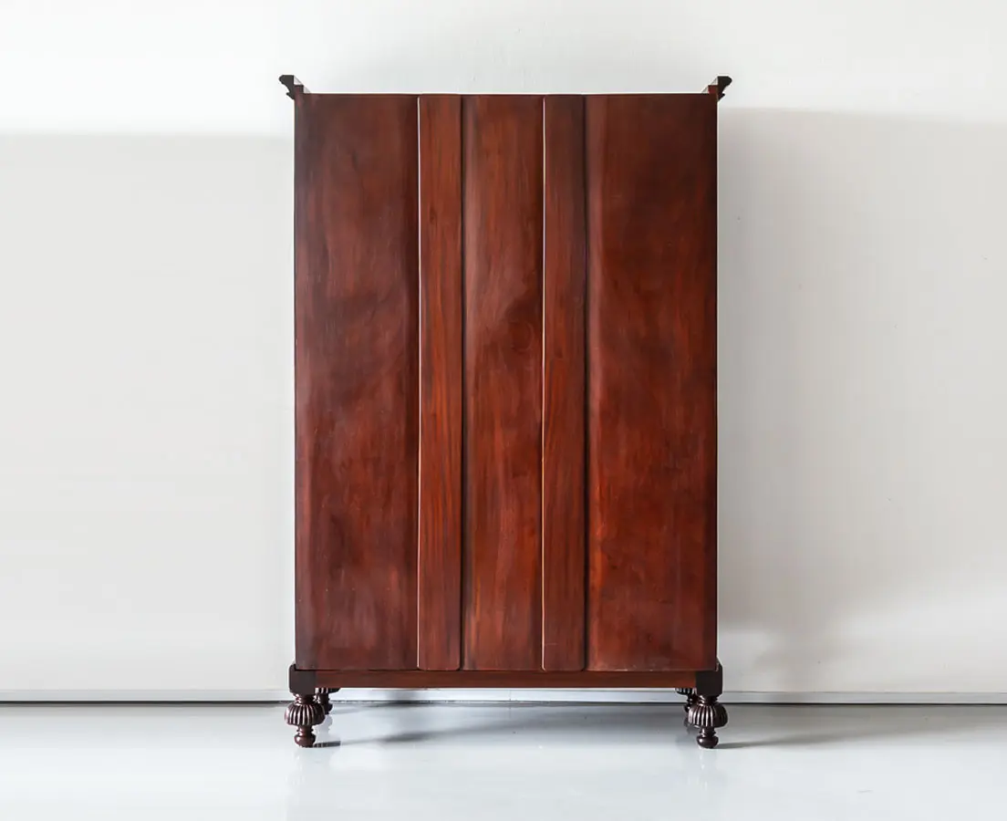 Antique Cupboards - Portuguese Colonial Rosewood Cupboard - The Past Perfect Collection - Singapore