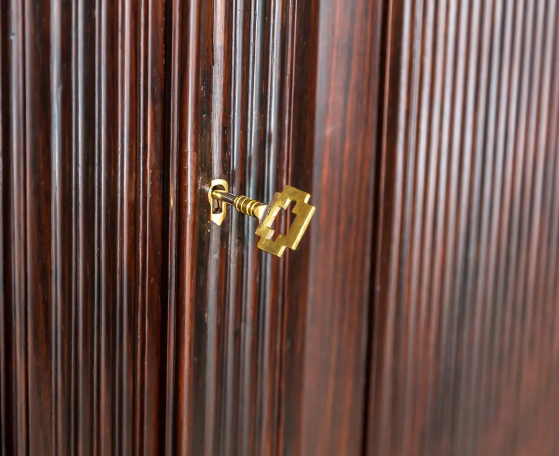 Antique Cupboards - Portuguese Colonial Rosewood Cupboard - The Past Perfect Collection - Singapore
