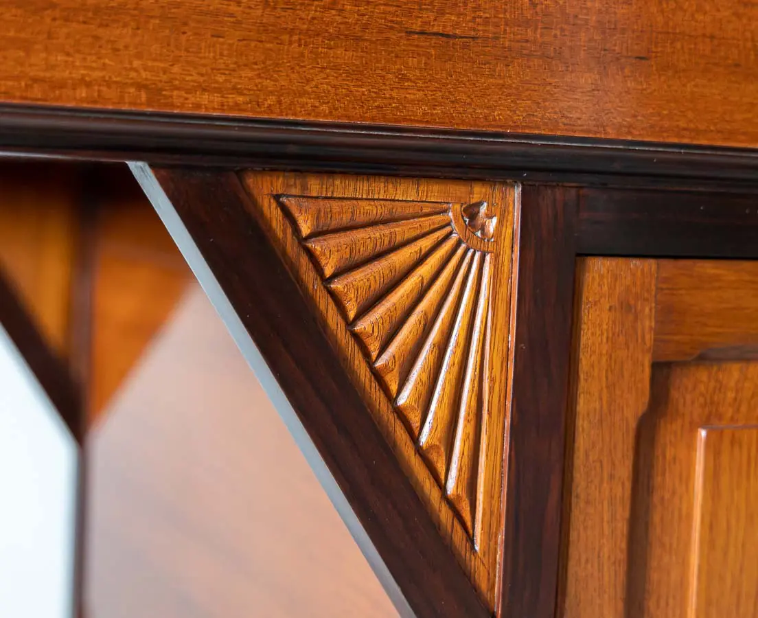 Antique Desks - Art Deco Teakwood Davenport Desk - The Past Perfect Collection - Singapore