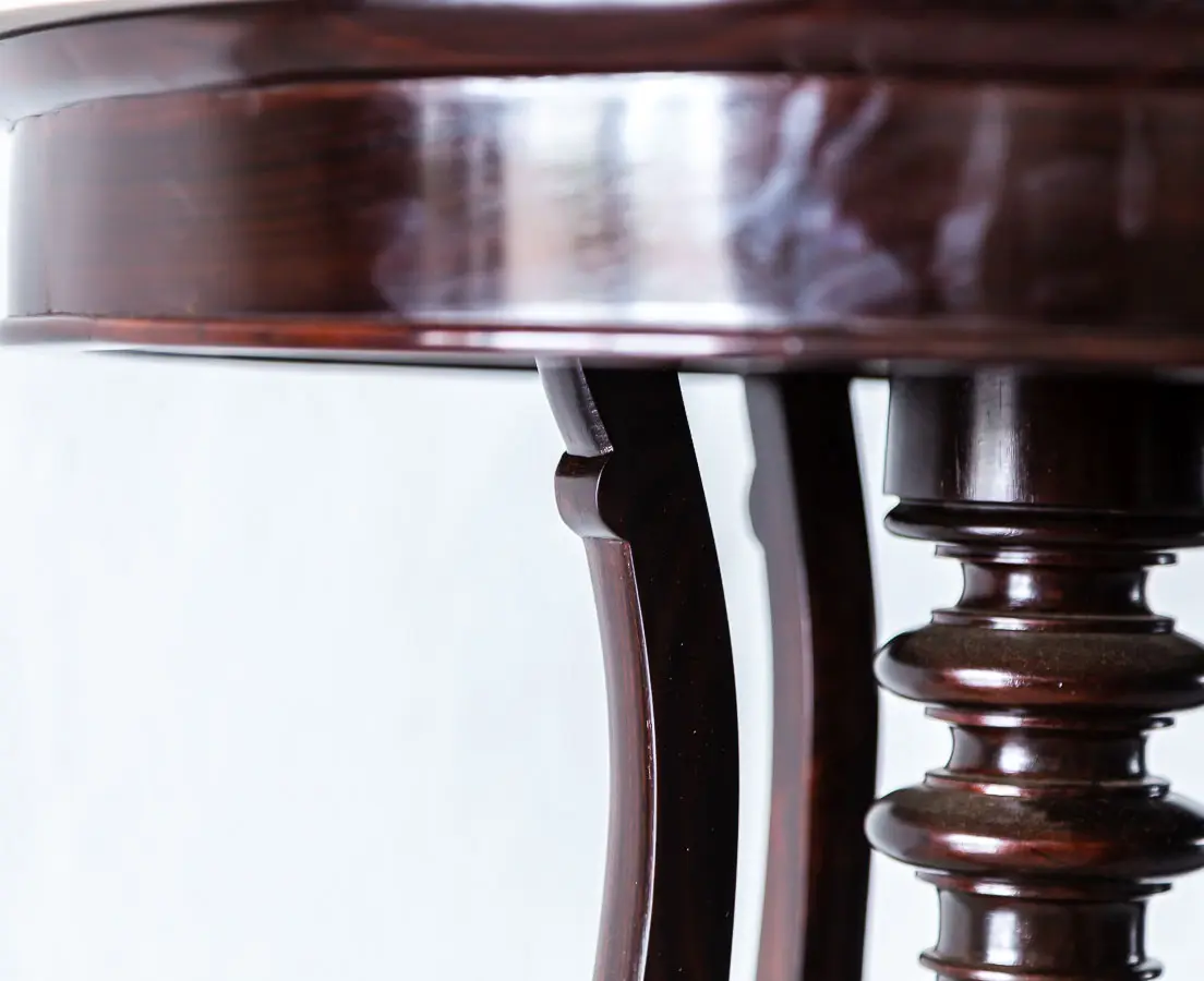 Antique Sidetable with Marble Top - The Past Perfect Collection - Singapore
