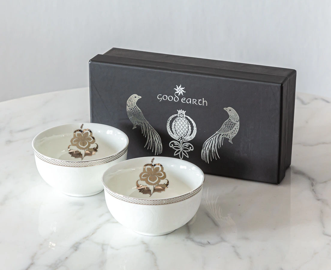 Eskander Set of 2 Small Serving Bowls - The Past Perfect Collection - Singapore