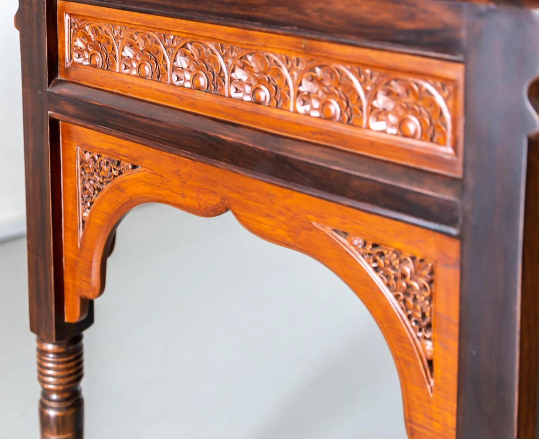 Antique Tables - Portuguese Colonial Teakwood Console Table - The Past Perfect Collection - Singapore
