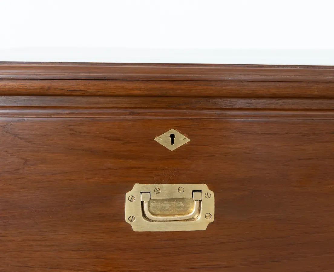 Teakwood Campaign Chest of Drawers
