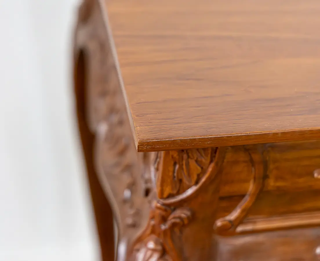 Teakwood Carved Centre Console Table