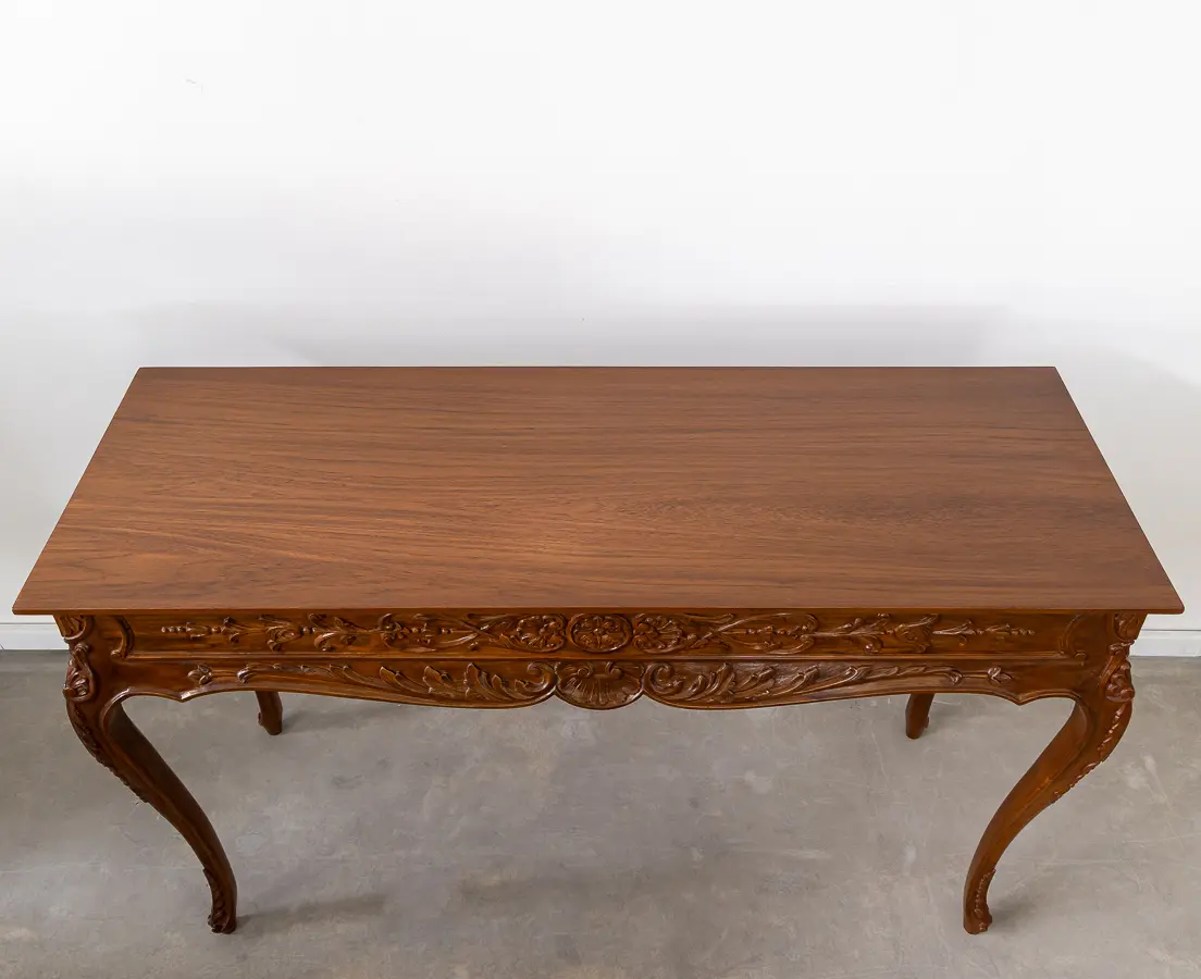 Teakwood Carved Centre Console Table