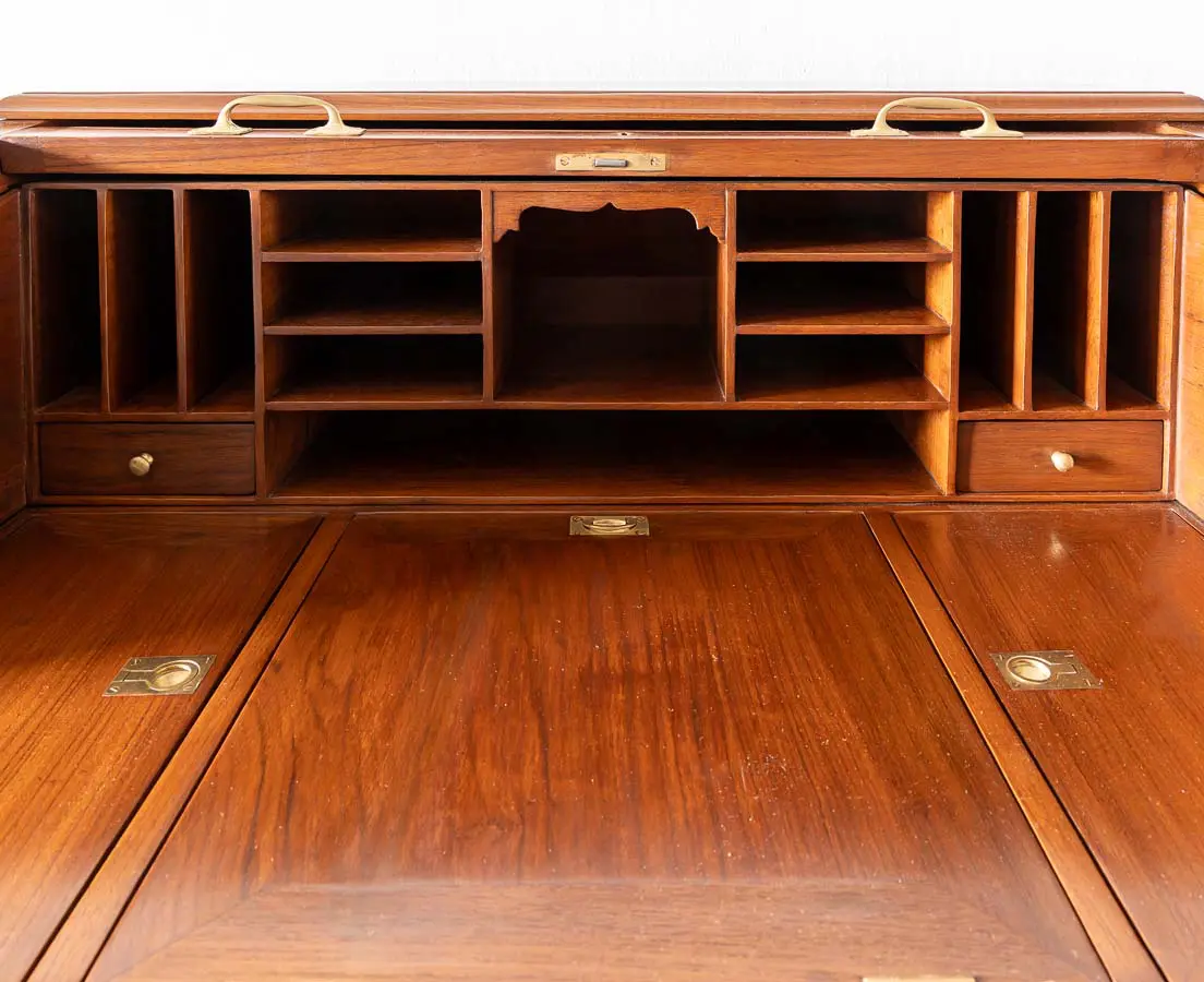 Antique Cylinder Desk - British Colonial - The Past Perfect Collection Singapore
