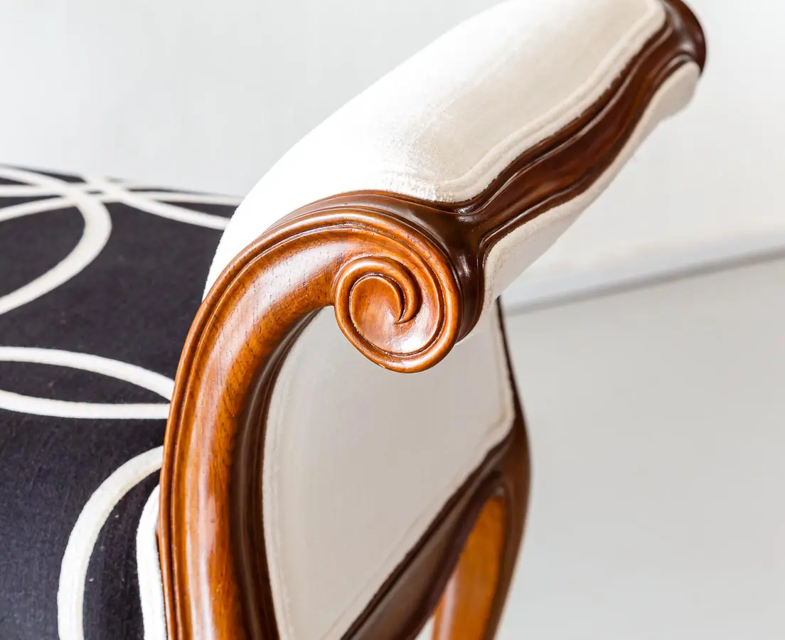British Colonial Teakwood Window Seater - The Past Perfect Collection - Singapore