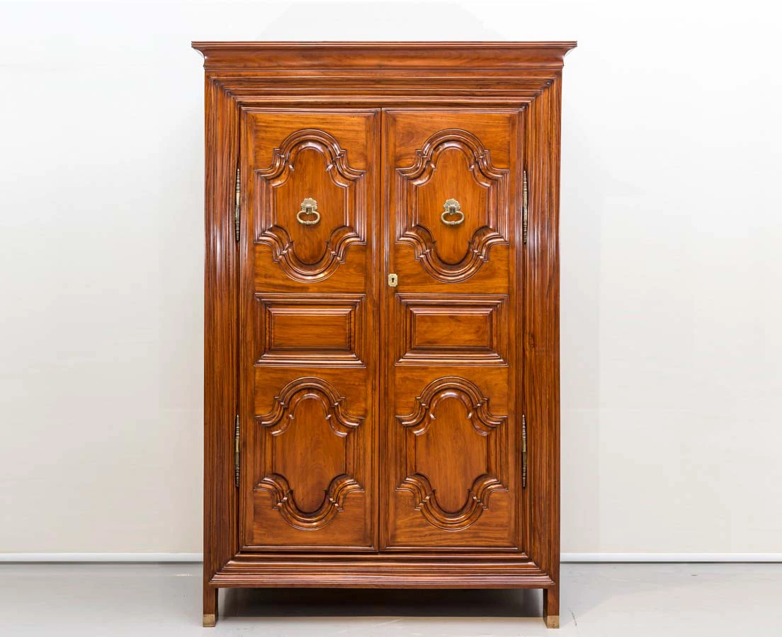 CUP-360 1L Antique Dutch Colonial Satinwood Cupboard l The Past Perfect Collection l Singapore