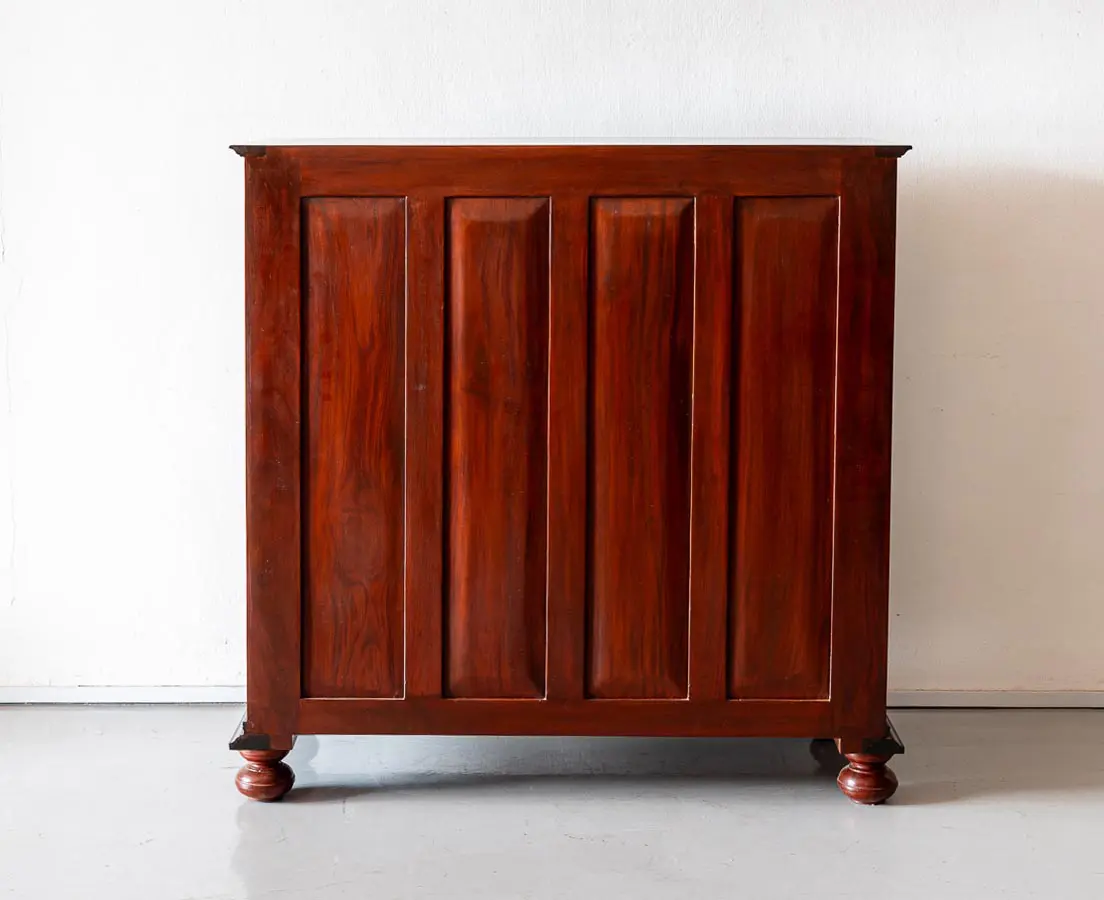 Mahogany & Ebony Chest of Drawers - The Past Perfect Collection - Singapore