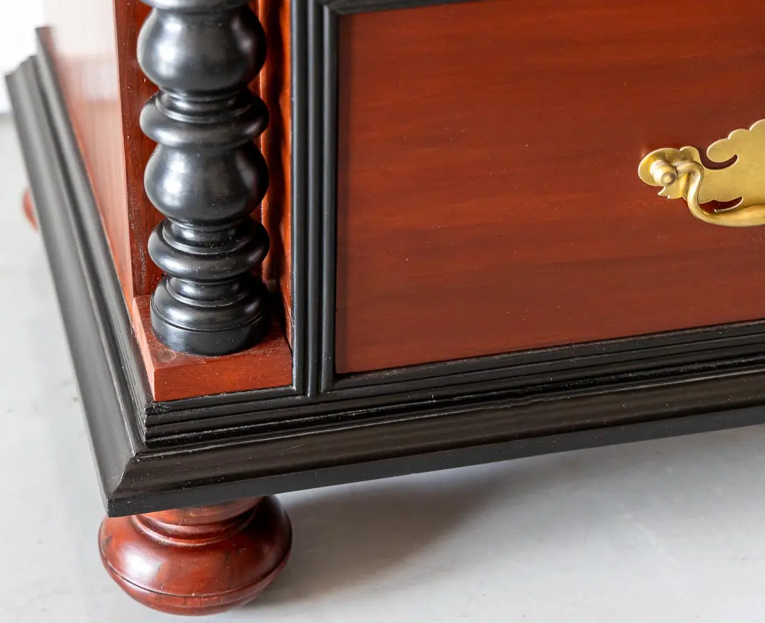 Mahogany & Ebony Chest of Drawers - The Past Perfect Collection - Singapore