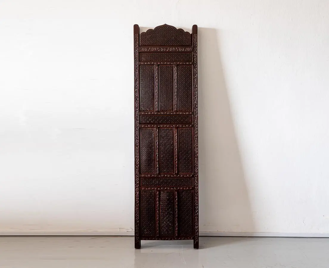 Rosewood Hand Carved Folding Screen - The Past Perfect Collecton Singapore