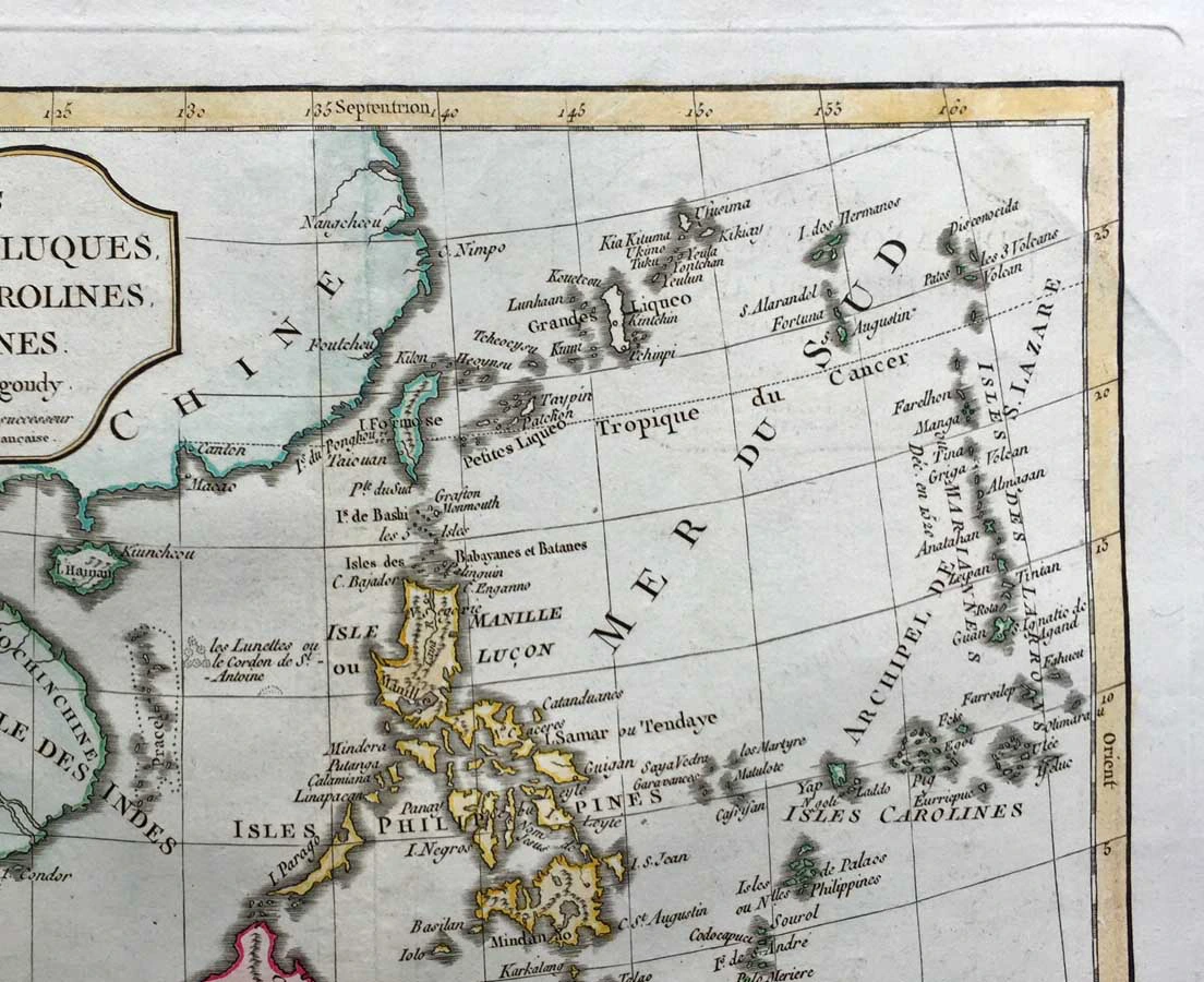 MAP-112 3L Antique Map South East Asia - Copper Engraving -Delamarche 1804 l The Past Perfect Collection l Singapore