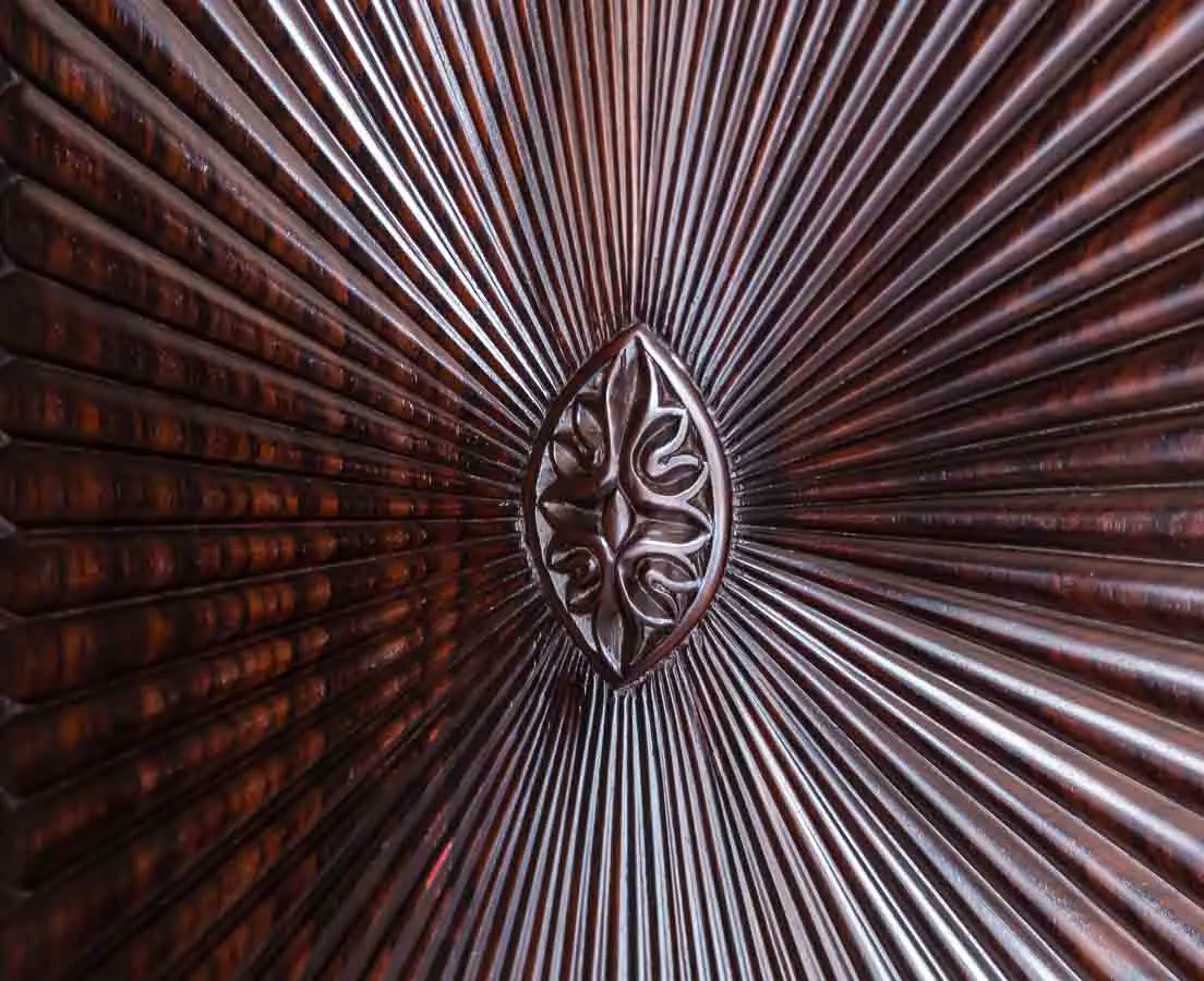Antique Cupboards - British Colonial Rosewood Carved Cabinet - The Past Perfect Collection
