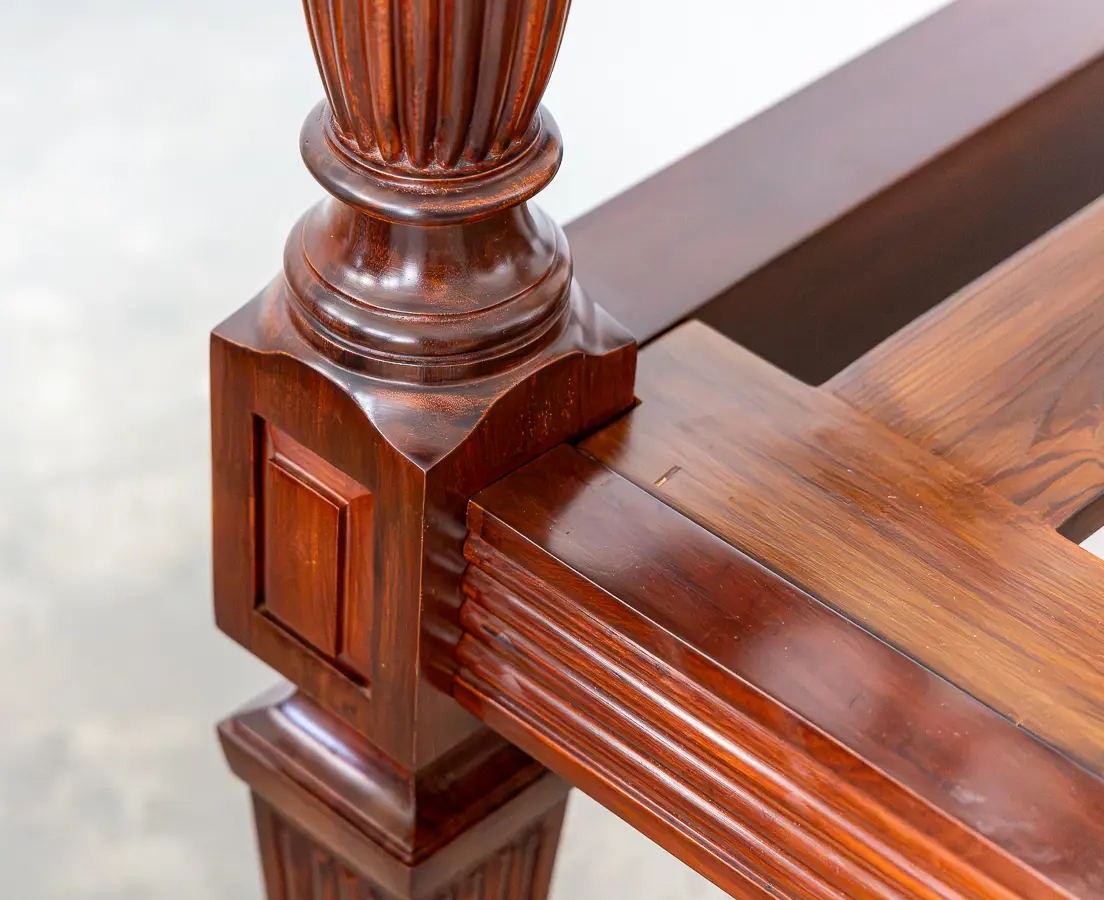 Anglo Indian Mahogany 4 poster bed