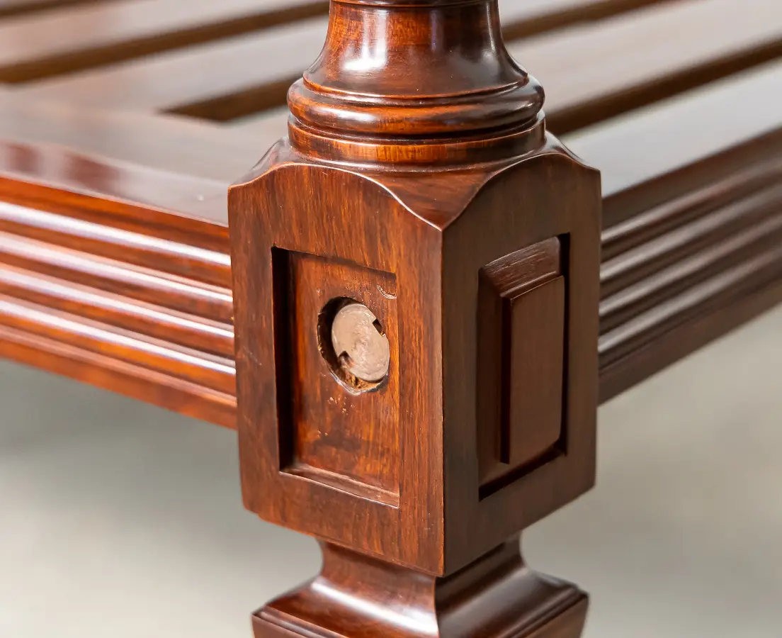 Anglo Indian Mahogany 4 poster bed