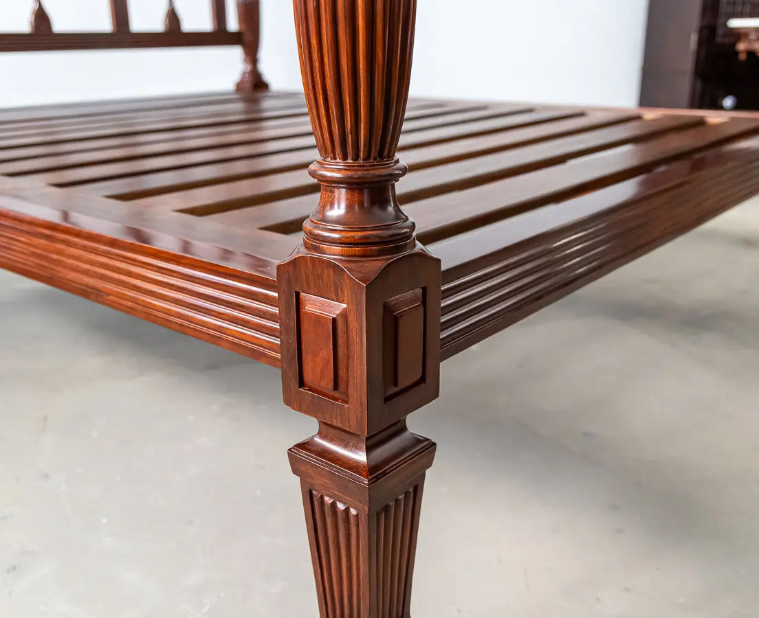 Anglo Indian Mahogany 4 poster bed