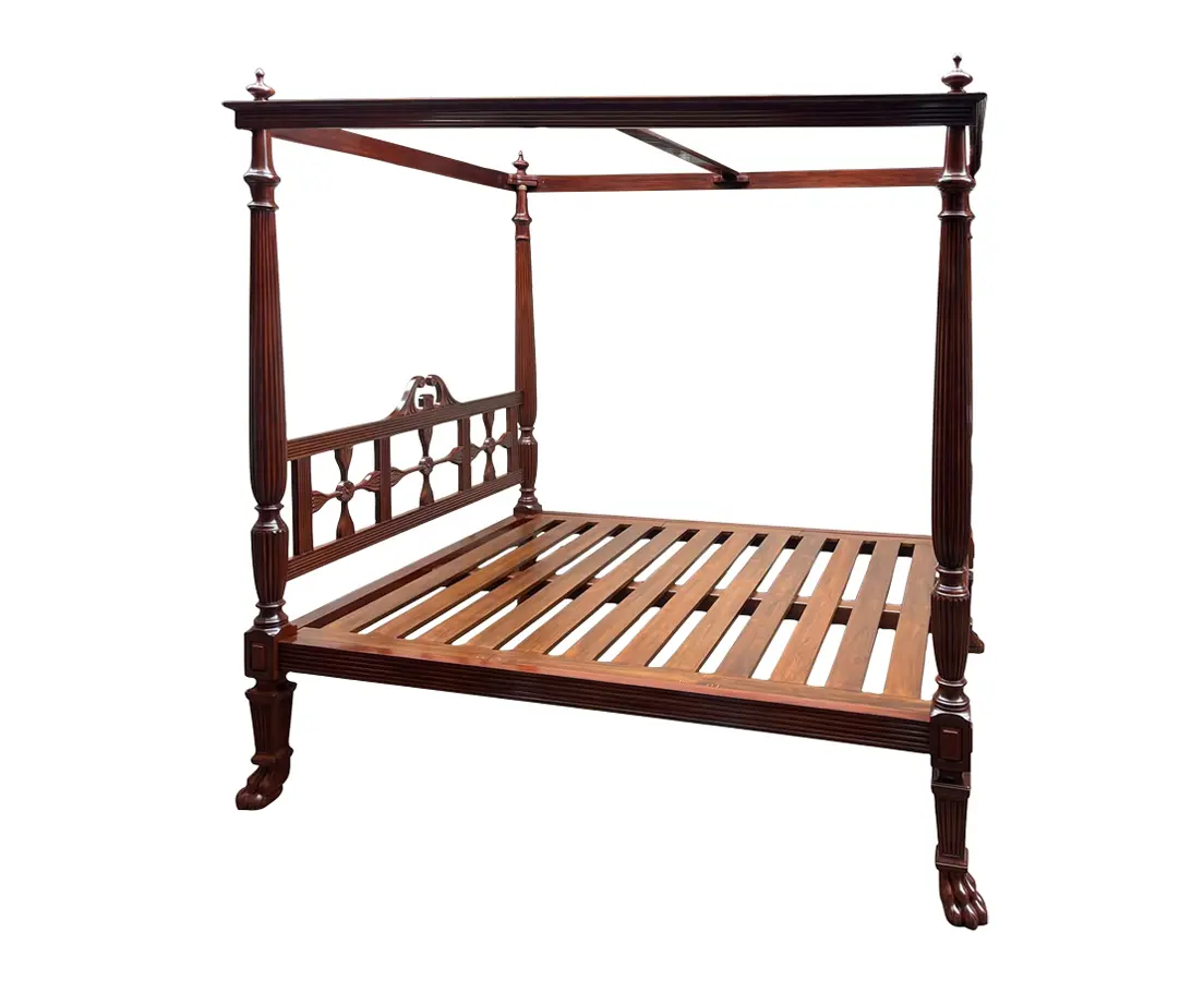 Mahogany four poster bed