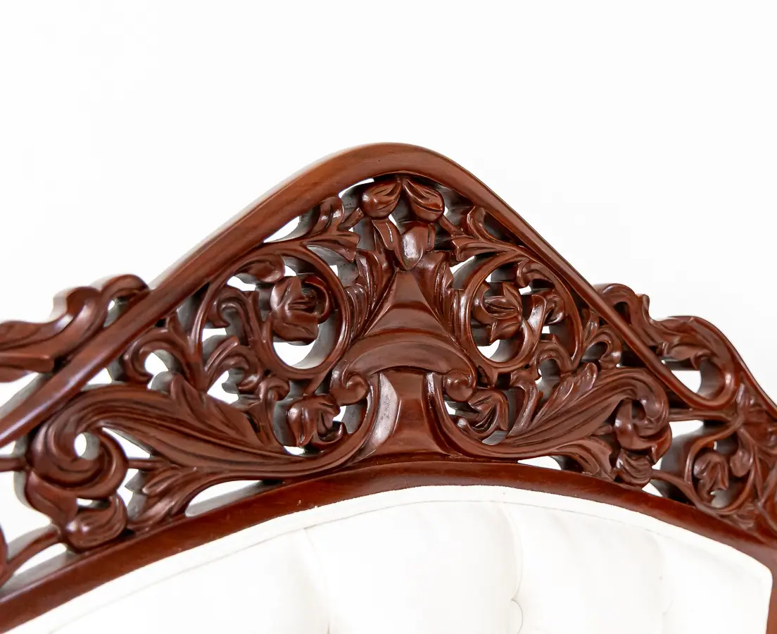 Mahogany Anglo-Indian Sofa and 2 Chairsi