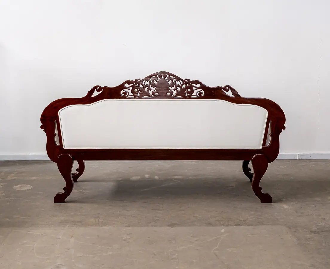 Mahogany Anglo-Indian Sofa and 2 Chairs