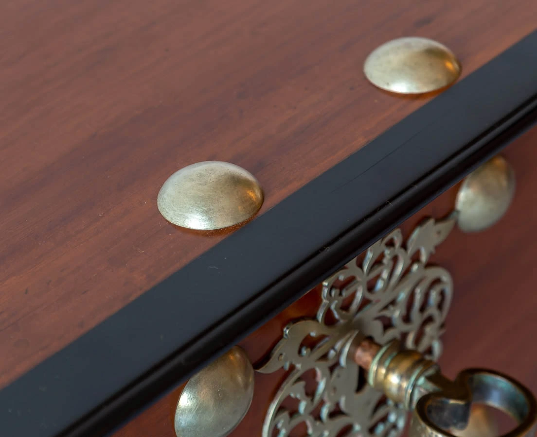 CHE-139 5L Indo-Dutch Satinwood & Ebony Chest on Trestles l The Past Perfect Collection l Singapore