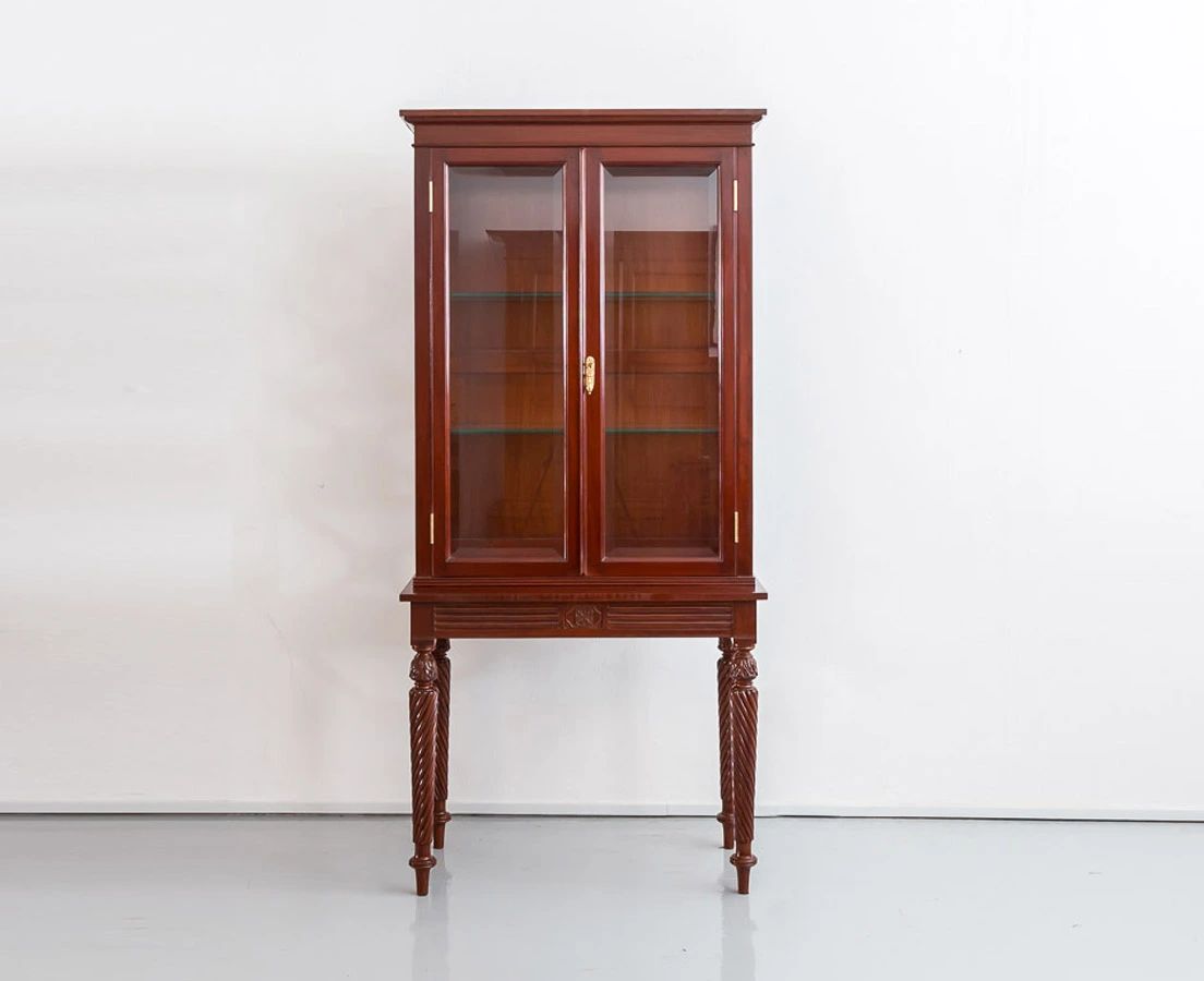 CUP-433 1L Anglo-Indian Mahogany Display Cabinet l The Past Perfect Collection l Singapore