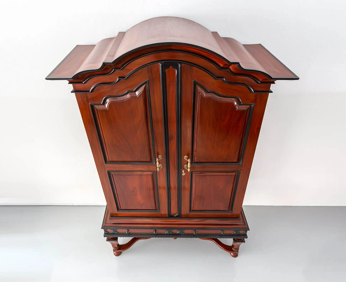 CUP-435 4L Indo-Dutch Mahogany & Ebony Cupboard l The Past Perfect Collection l Singapore
