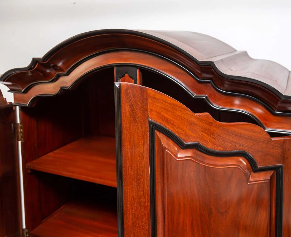 CUP-435 6L Indo-Dutch Mahogany & Ebony Cupboard l The Past Perfect Collection l Singapore