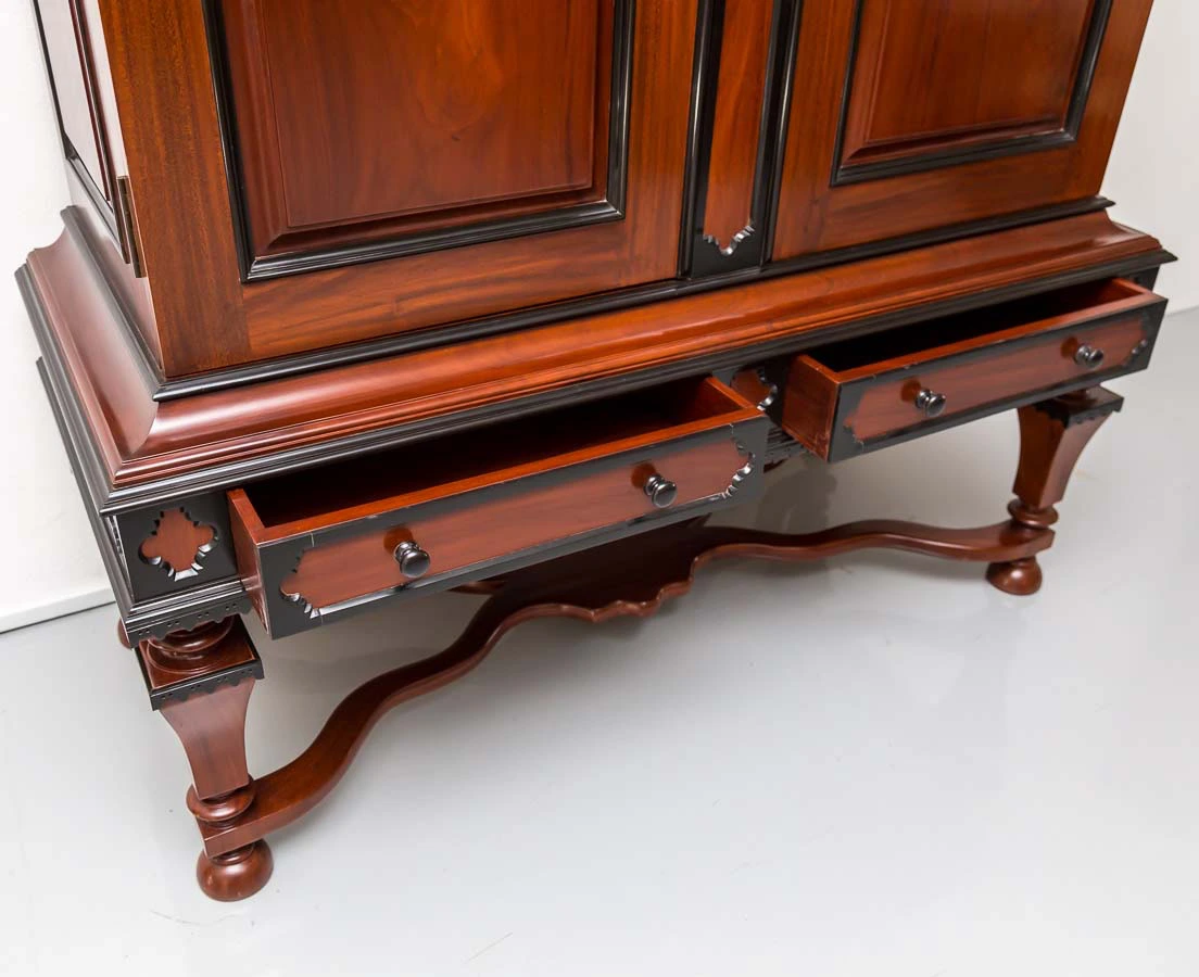 CUP-435 9L Indo-Dutch Mahogany & Ebony Cupboard l The Past Perfect Collection l Singapore