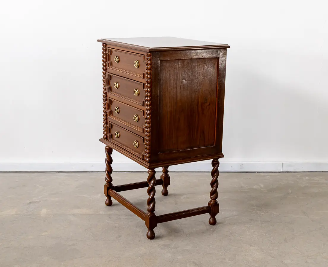 CUPTeakwood Small Chest of Drawers-753 Teakwood Small Chest of Drawers-L1h