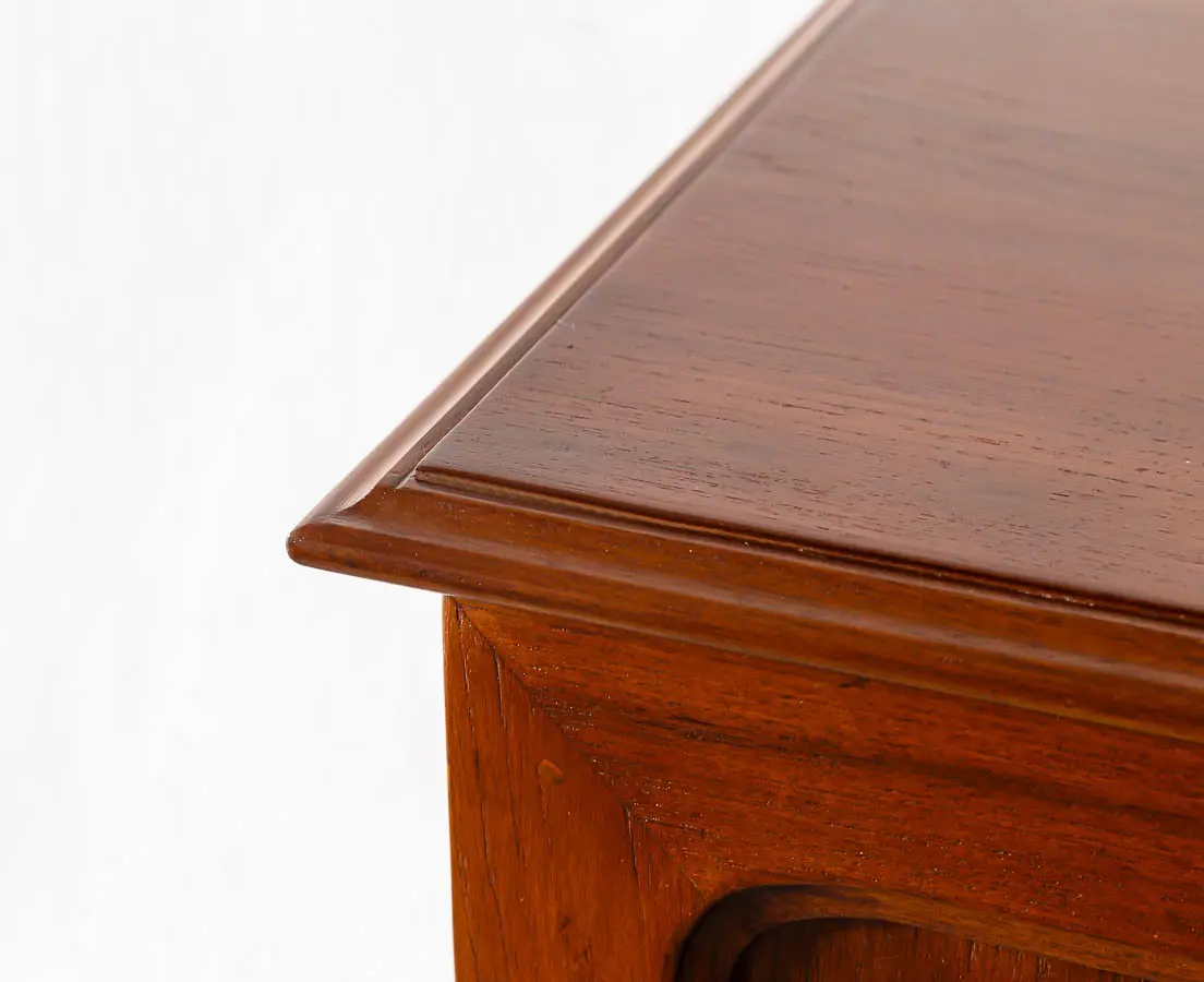 Antique Chests of Drawers - British Colonial Teakwood Chest of Drawers with Doors - The Past Perfect Collection - Singapore
