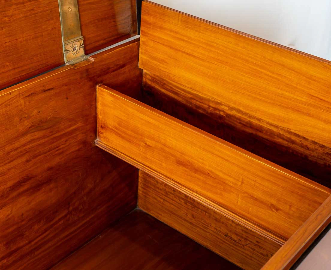 CHE-139 13L Indo-Dutch Satinwood Ebony Chest on Trestles l The Past Perfect Collection l Singapore