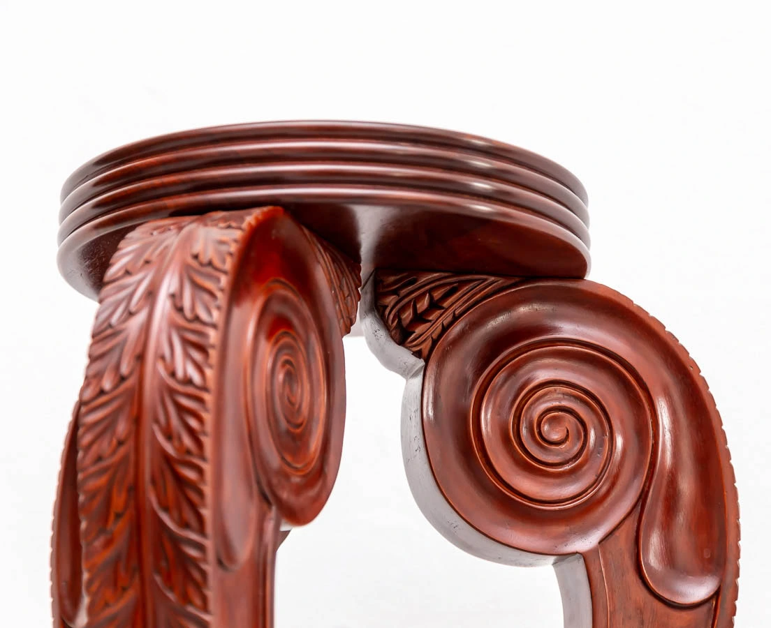 VAR-160 4L Anglo-Indian Mahogany pedestal or Plant Stand l The Past Perfect Collection l Singapore