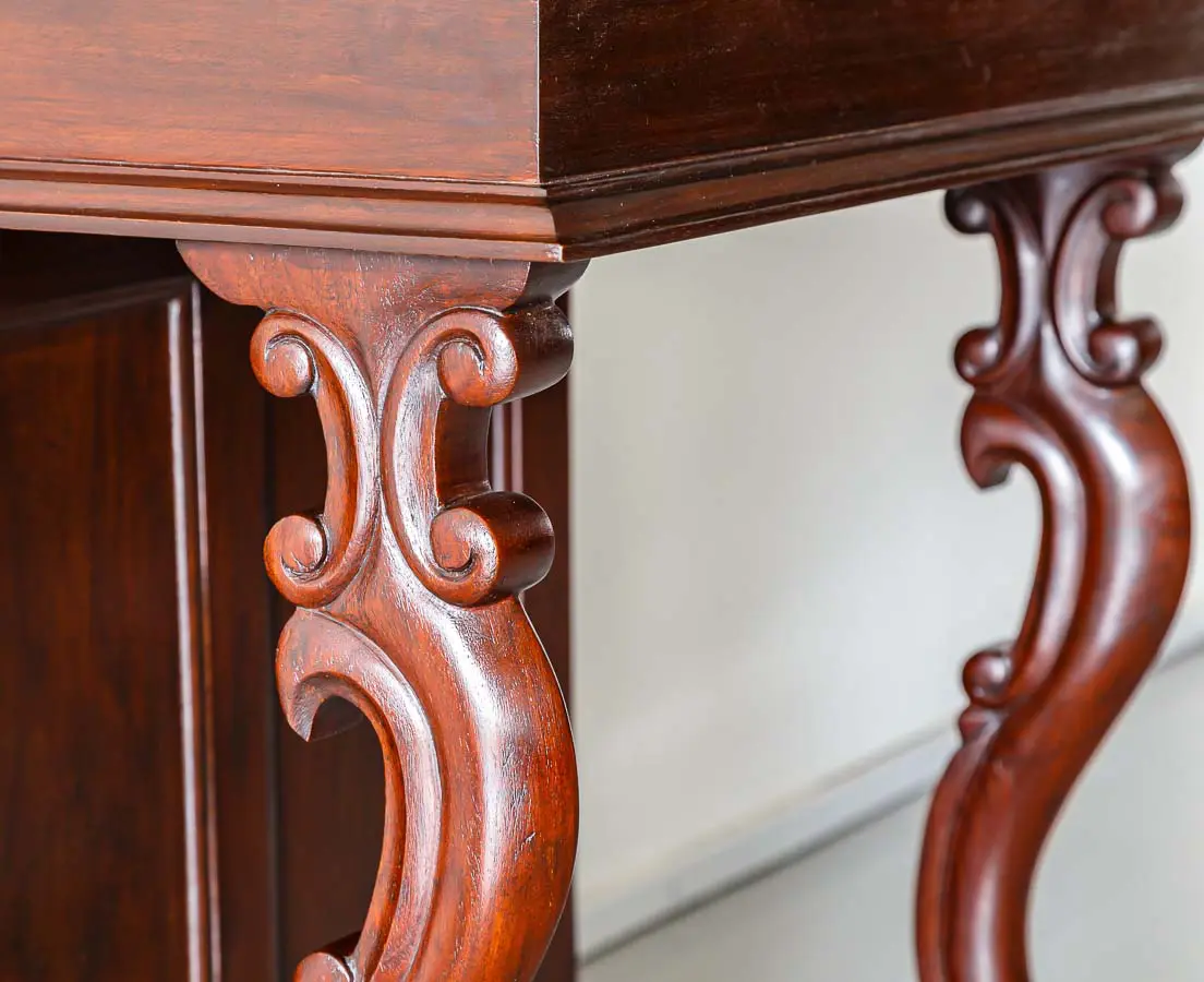 Antique British Colonial Rosewood Davenport Desk - The Past Perfect Collection - Singapore