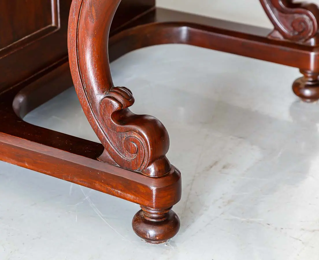Antique British Colonial Rosewood Davenport Desk - The Past Perfect Collection - Singapore