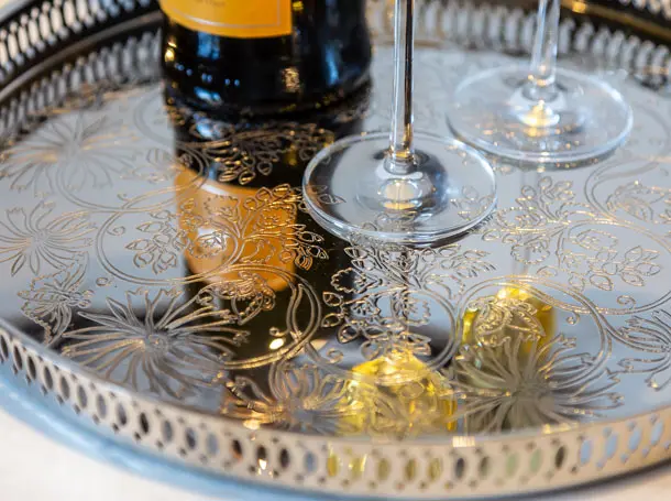 Mandalay Wine Tray - Good Earth - The Past Perfect Collection - Singapore