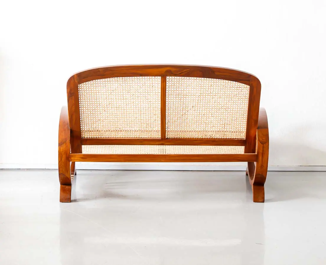 Art Deco Furniture - Art Deco Teakwood Sofa Set - The Past Perfect Collection - Singapore