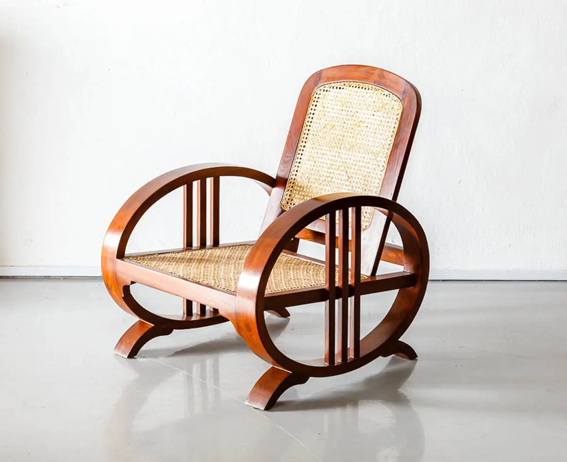 Art Deco Furniture - Art Deco Teakwood Sofa Set - The Past Perfect Collection - Singapore