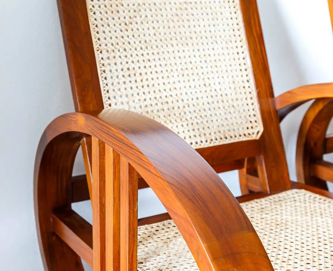 Art Deco Furniture - Art Deco Teakwood Sofa Set - The Past Perfect Collection - Singapore