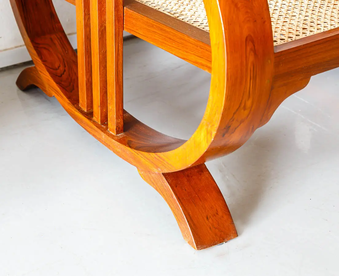 Art Deco Furniture - Art Deco Teakwood Sofa Set - The Past Perfect Collection - Singapore