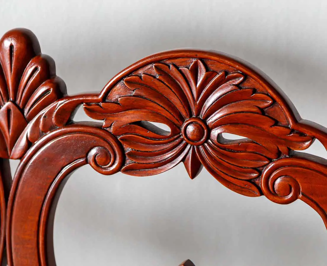 Antique Bench -Portuguese Colonial Mahogany Settee -The Past perfect Collection - Singapore