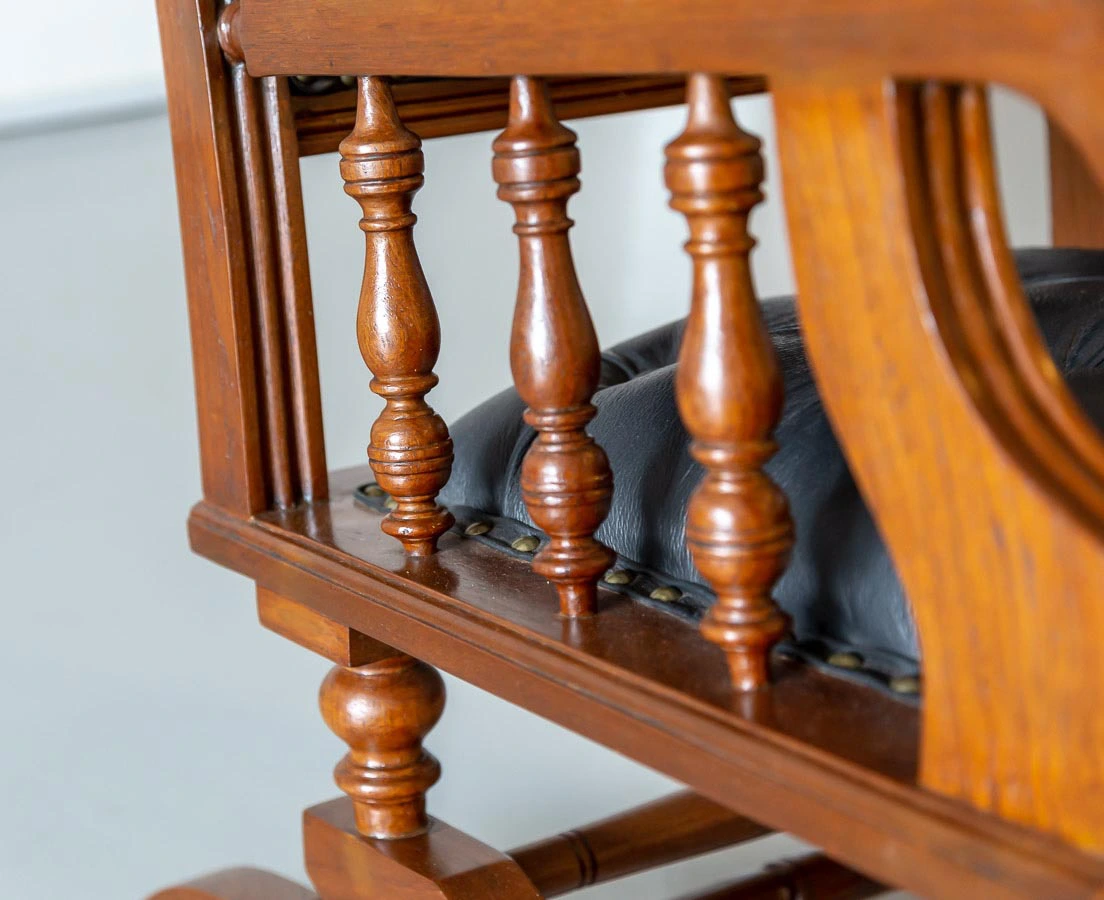 Anglo-Indian Teakwood Rocking Chair l The Past Perfect Collection l Singapore