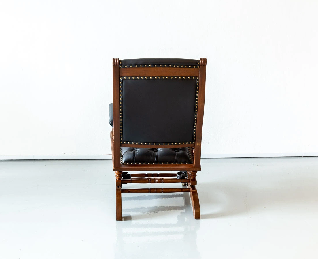 Anglo-Indian Teakwood Rocking Chair l The Past Perfect Collection l Singapore