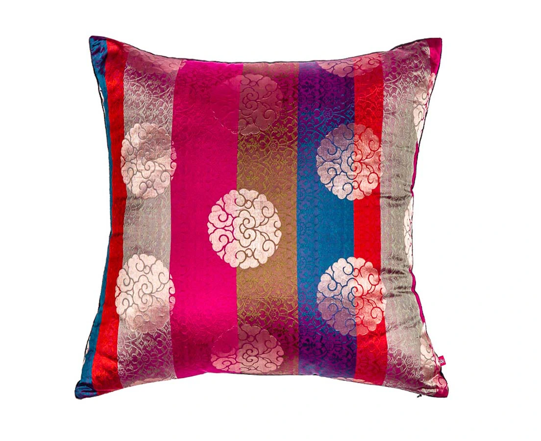 Luxury Cushions - Sarnath Stripe Good Earth Cushion - The Past Perfect Collection - Singapore