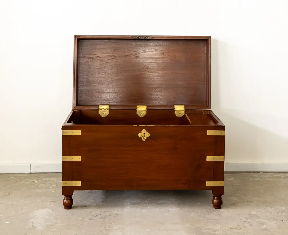 Teakwood Chest on Feet