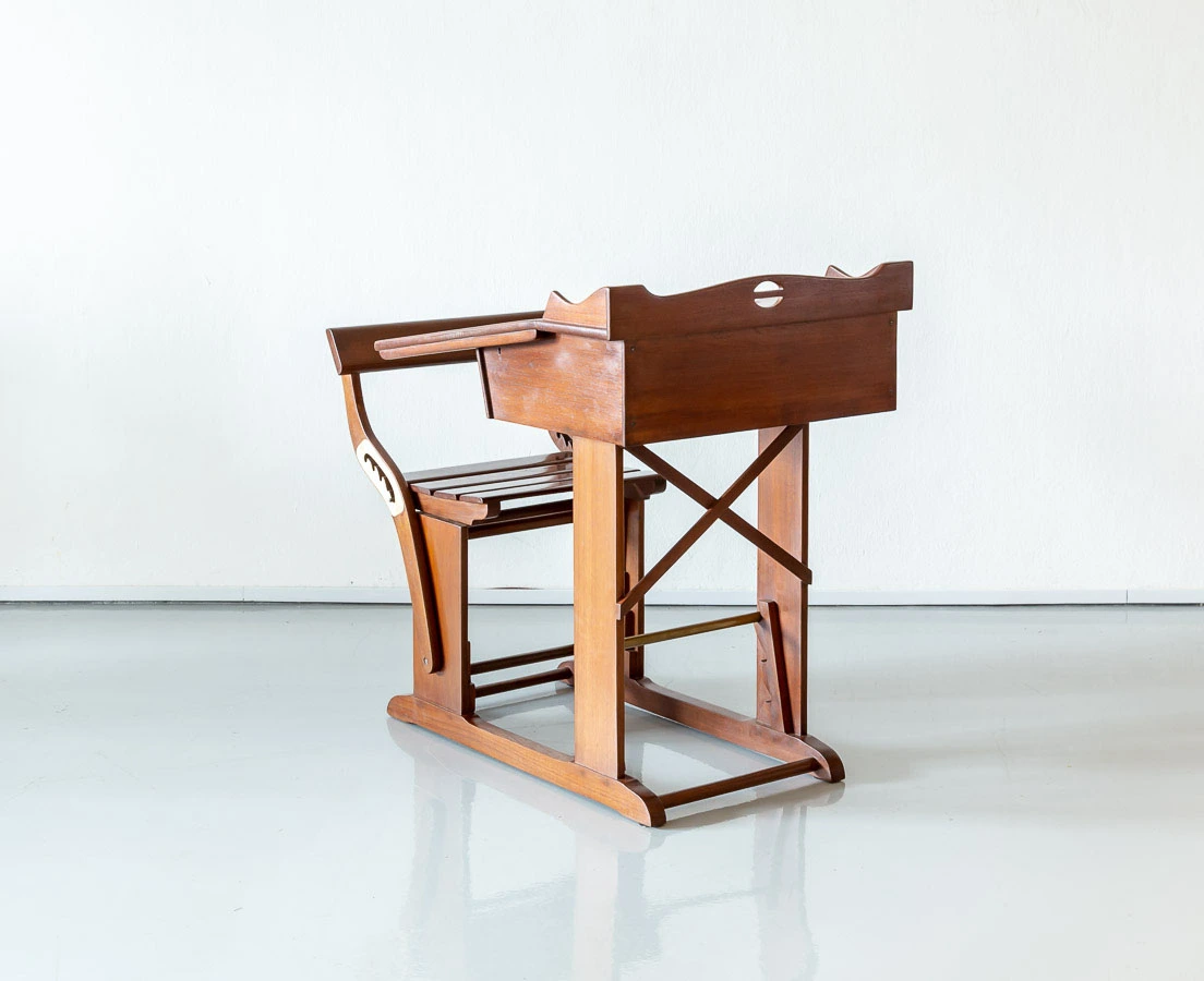Anglo-Indian Teakwood School Desk l The Past Perfect Collection l Singapore