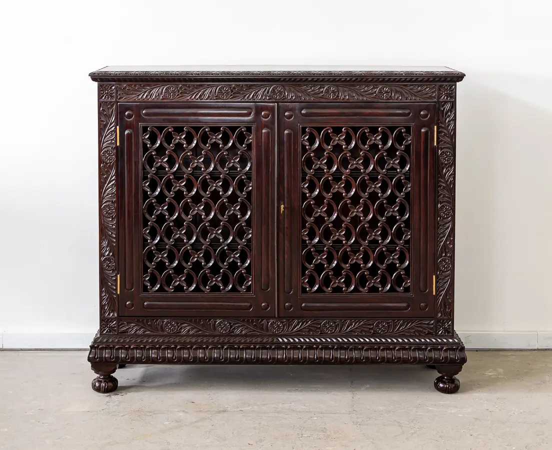 Rosewood Carved Sideboard