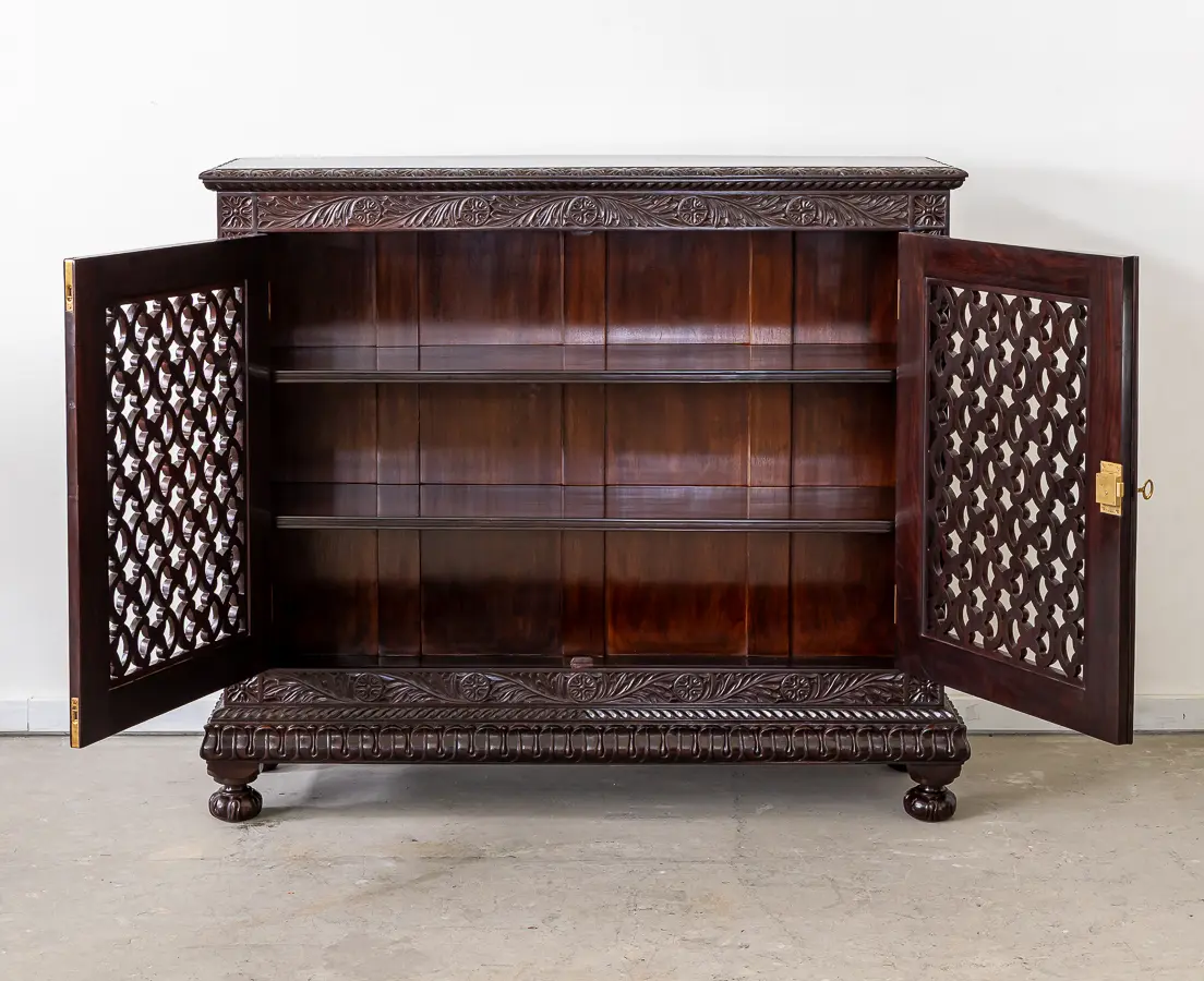 Rosewood Carved Sideboard